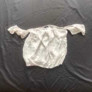 Brandy Melville off white crop top
